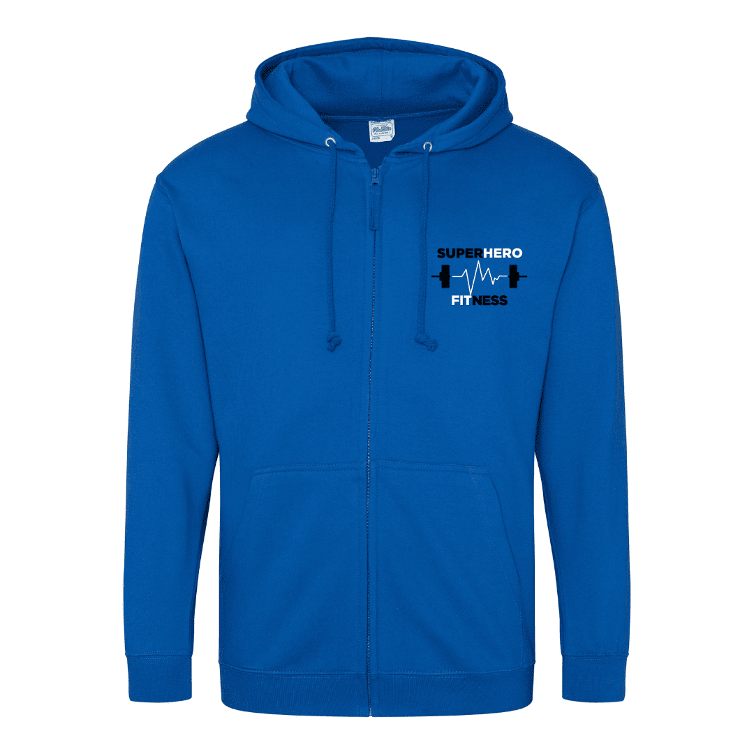 Zip Hoodie - Royal Blue