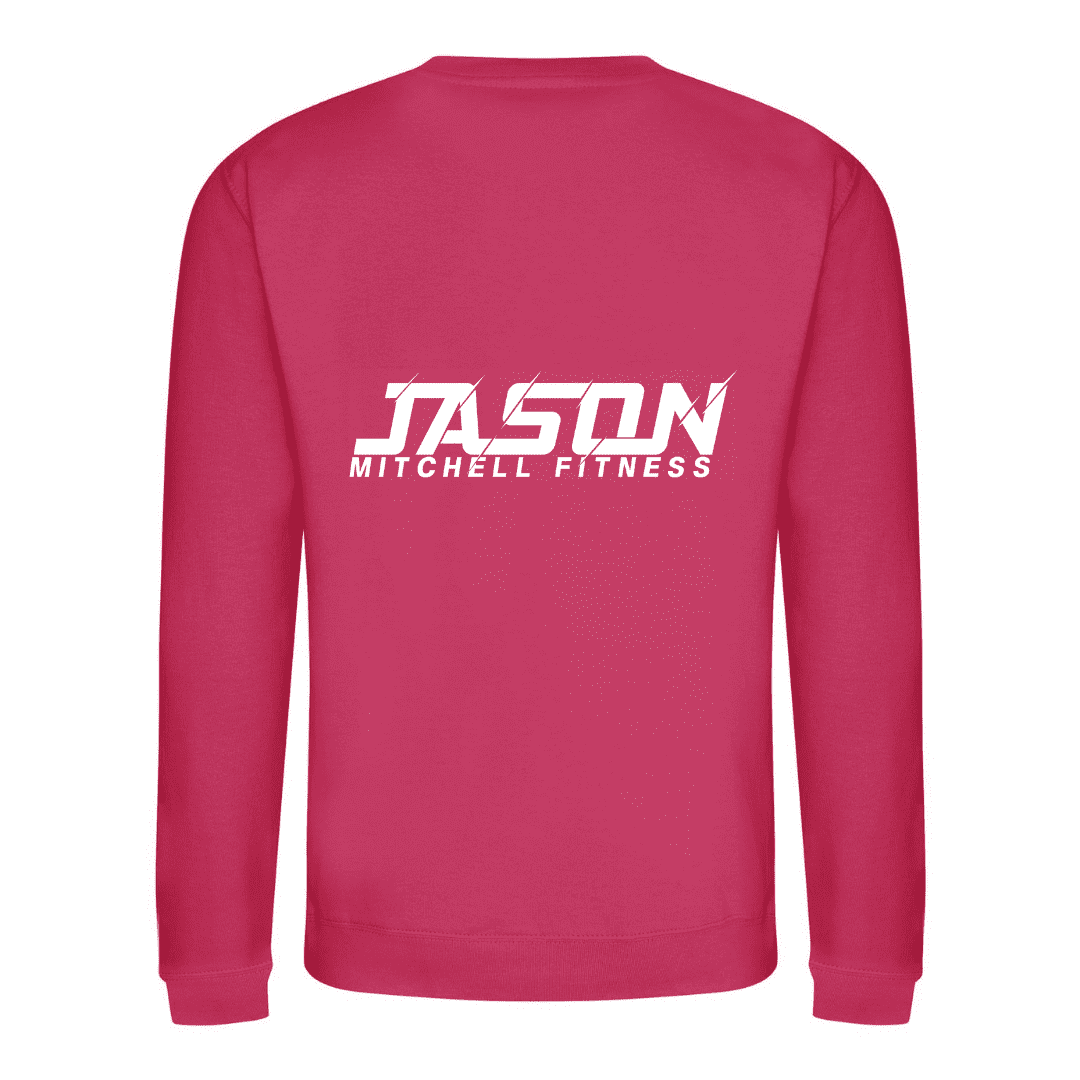 Hot Pink Sweatshirt Back