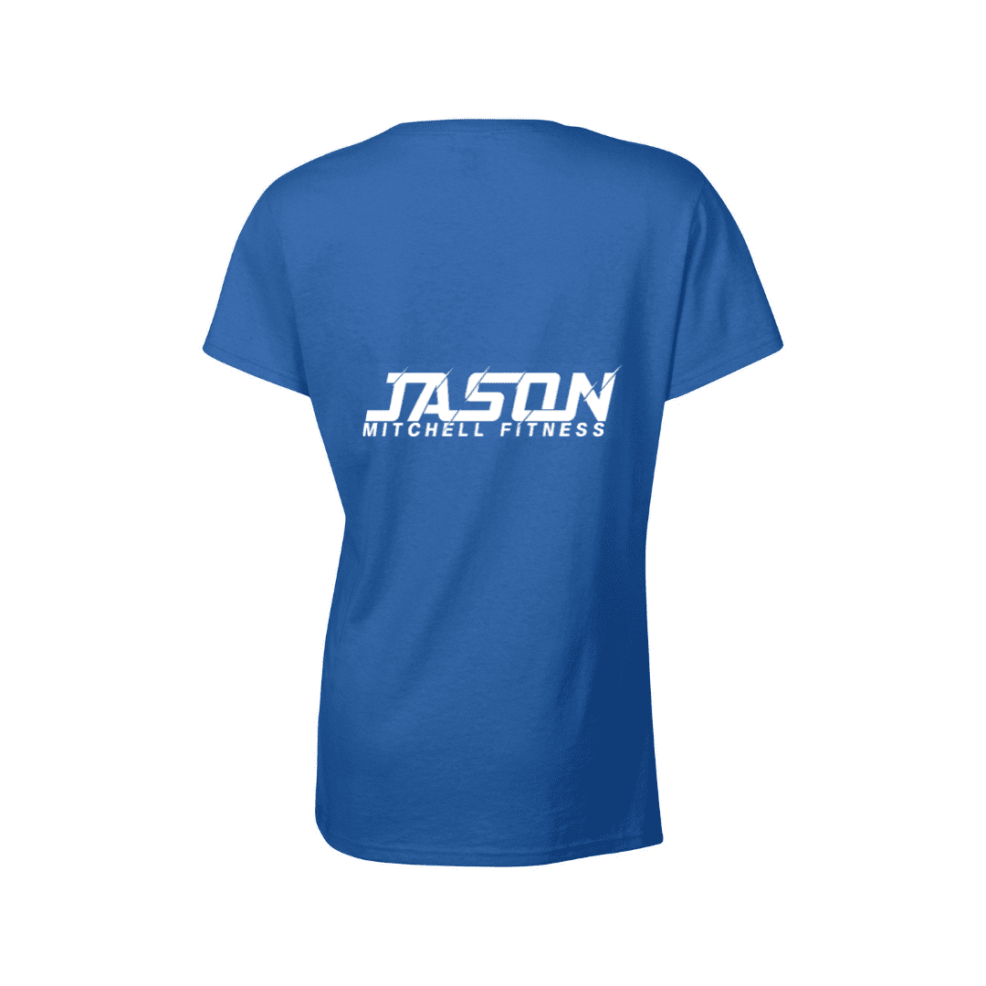 Jason Mitchell fitness - Cotton t-shirt Ladies (GD072) - Back