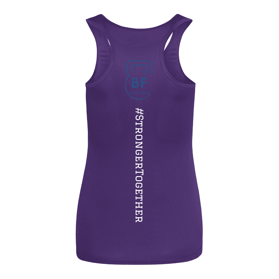 Boom fitness Cool Plus Vest Ladies Purple Back