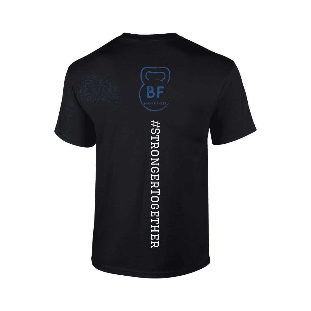 Boom fitness Cotton t-shirt Men Back