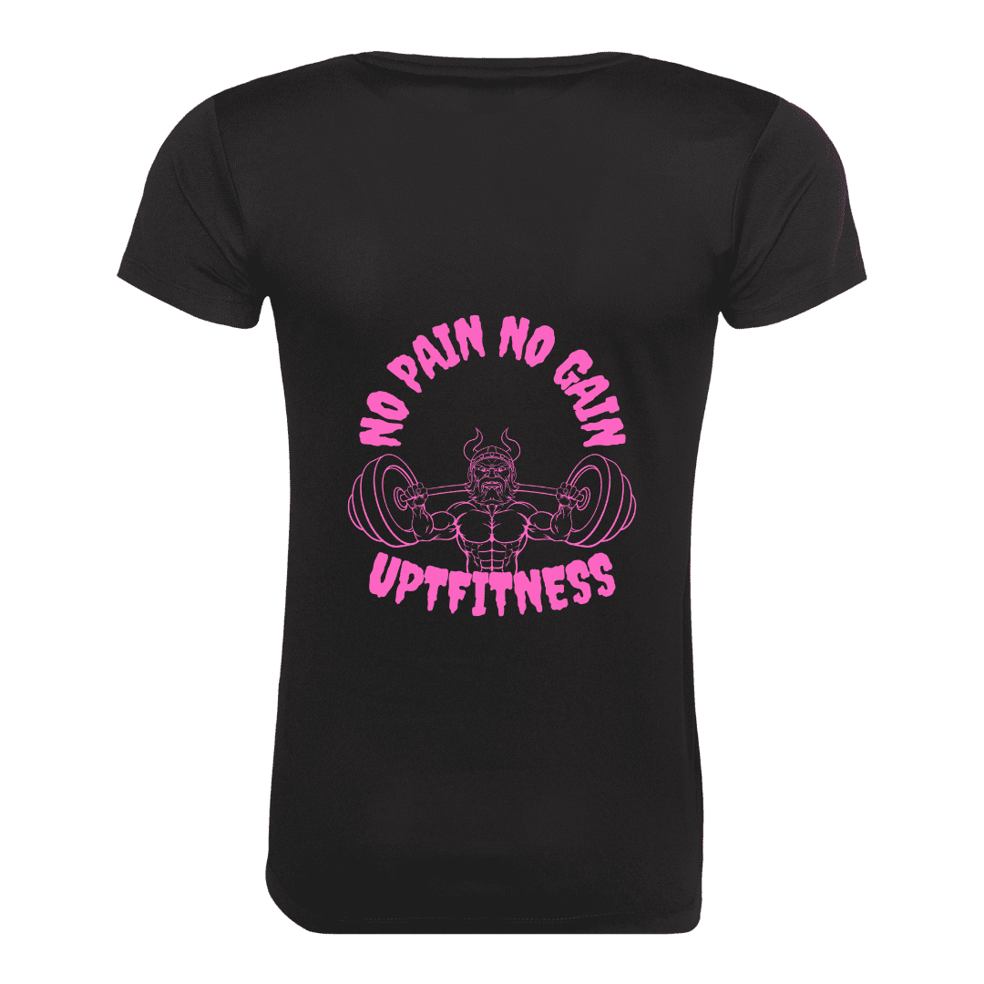 Cool Plus T-shirt Ladies Back 1 - Black