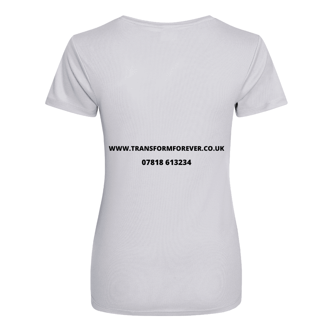 Cool Plus T-shirt Ladies Back - Grey