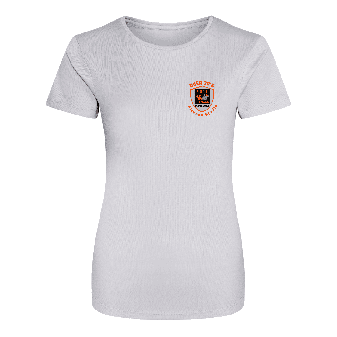 Cool Plus T-shirt Ladies Front - Grey