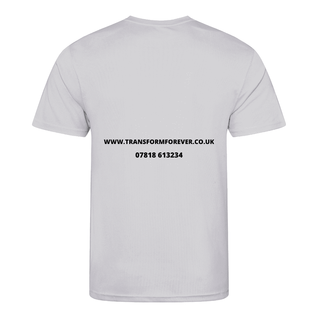 Cool Plus T-shirt Men Back - Grey