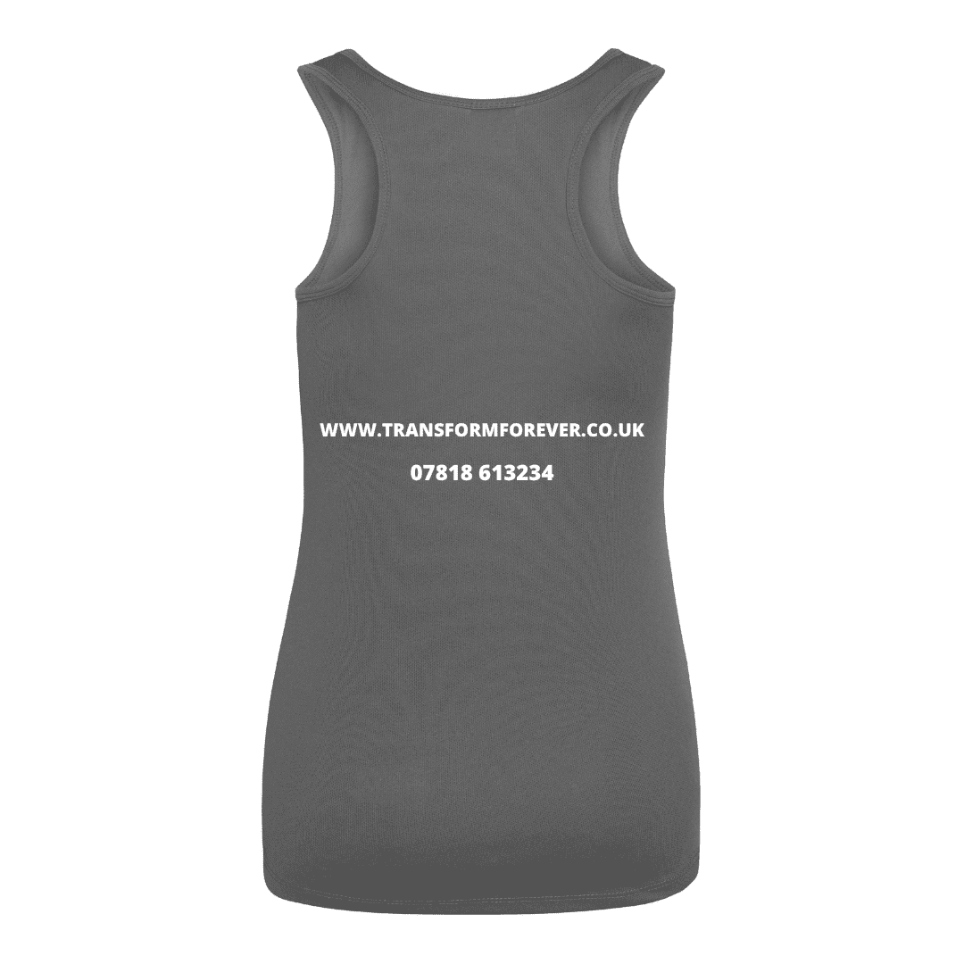 Cool Plus Vest Ladies Back - Grey
