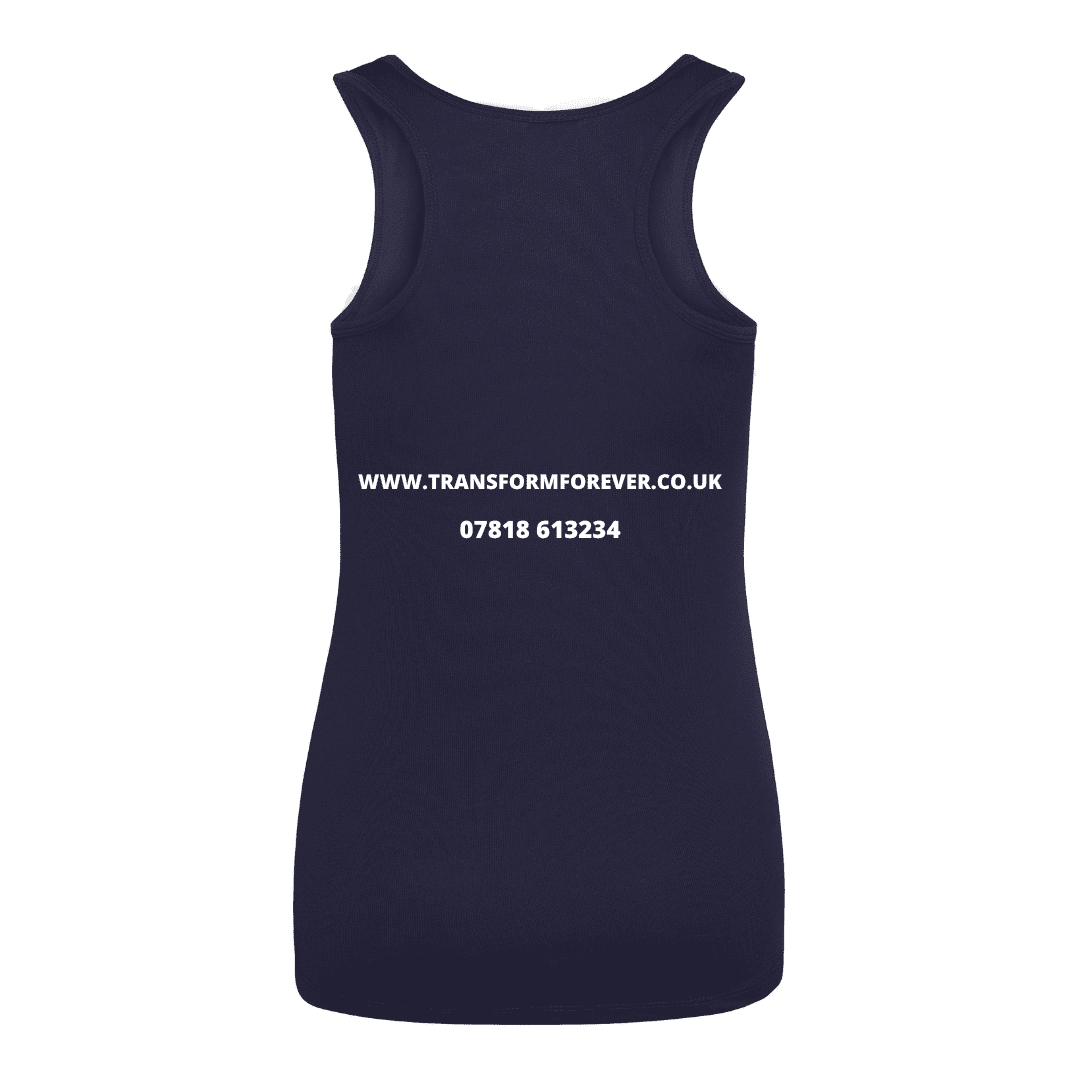 Cool Plus Vest Ladies Back - Navy blue