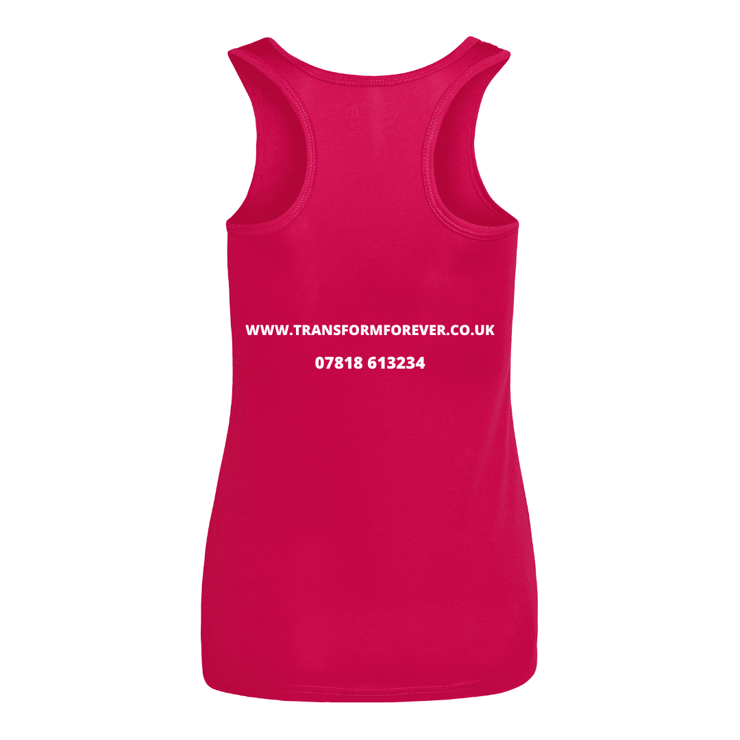 Cool Plus Vest Ladies Back - Pink