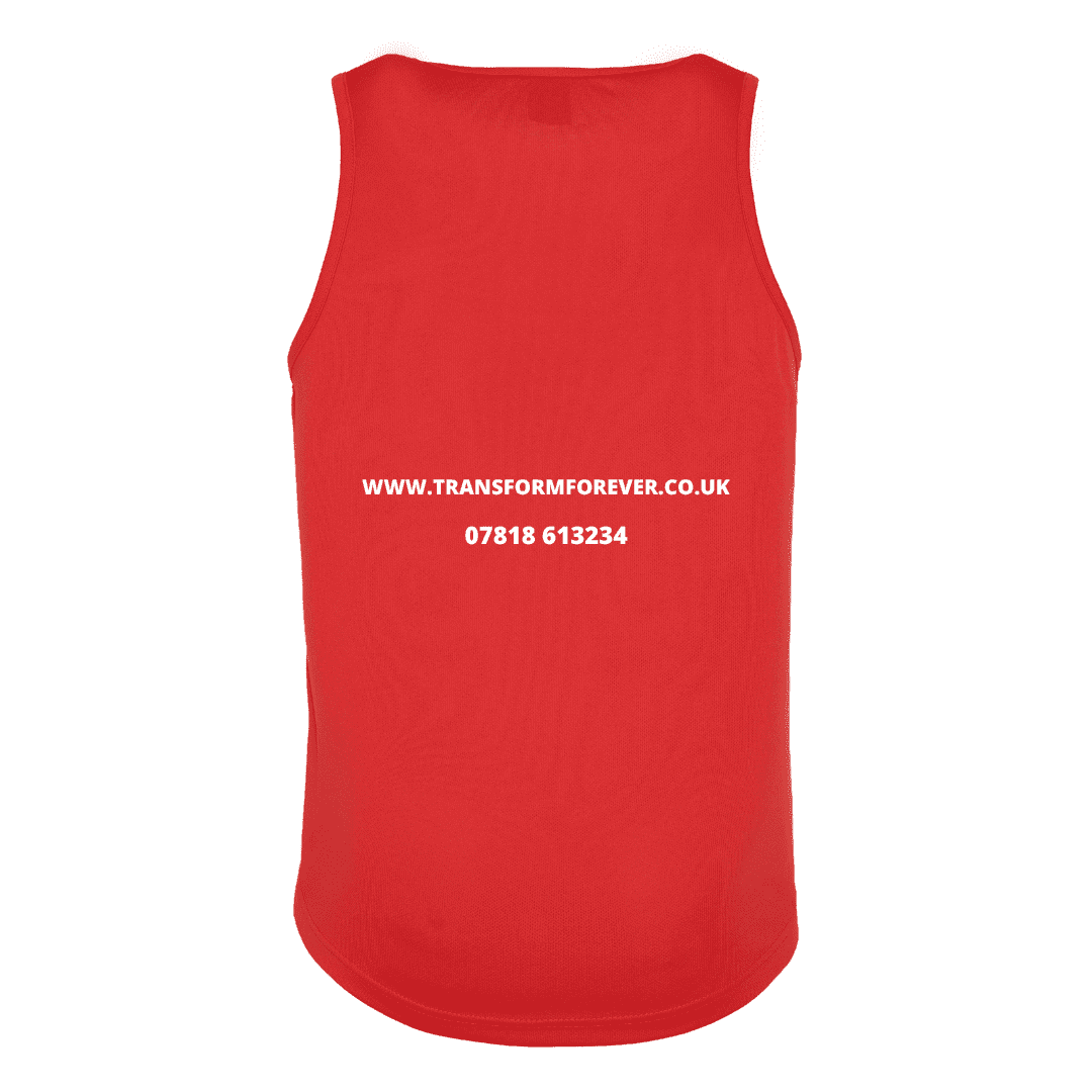 Cool Plus Vest Men Back - Red