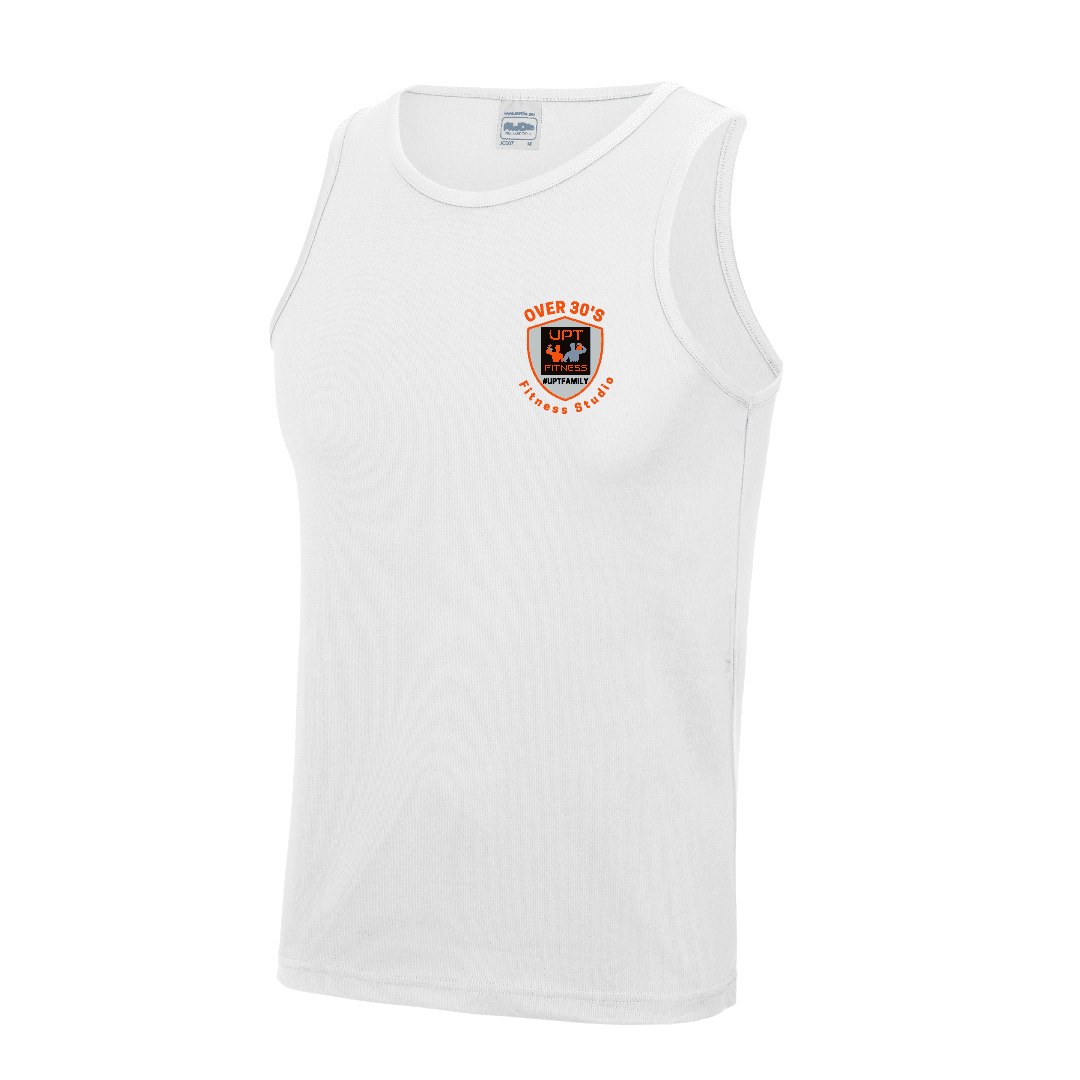 Cool Plus Vest Men Front - White