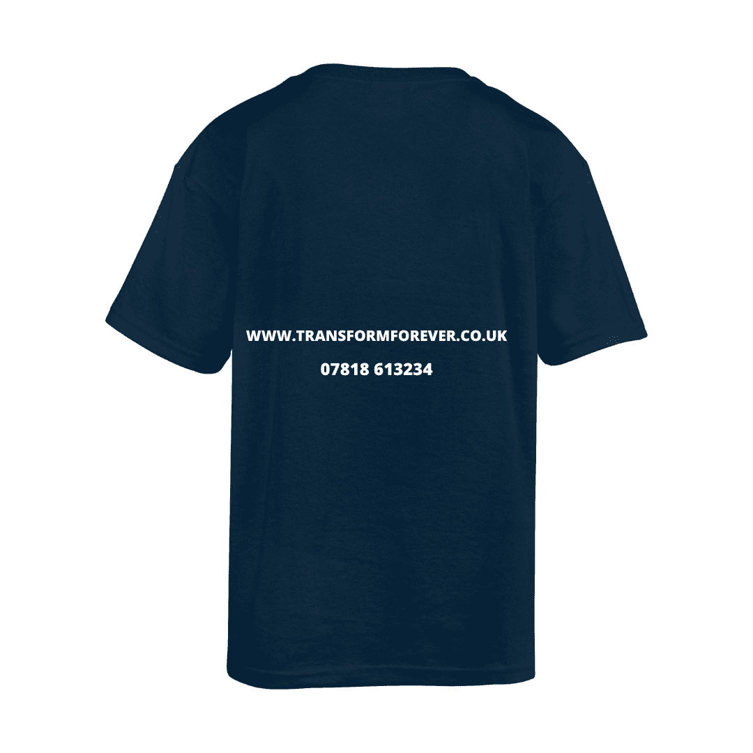 Cotton t-shirt Men Back - Navy blue