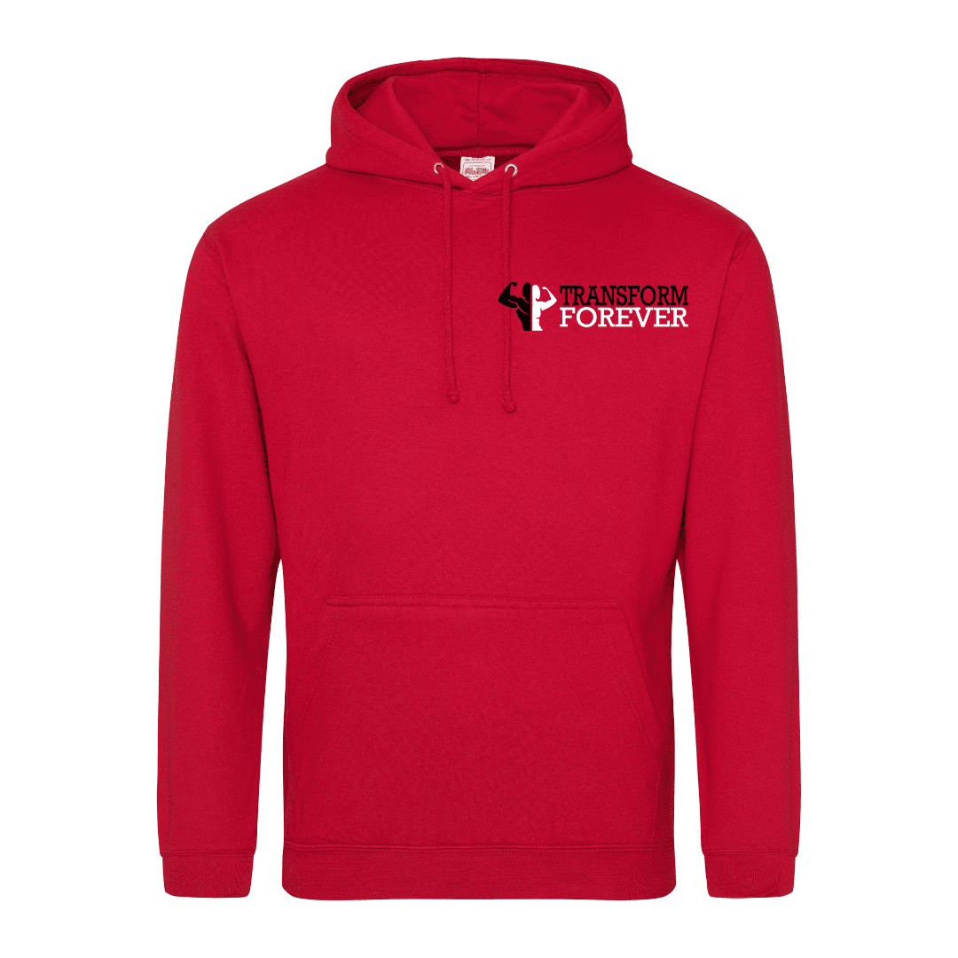Hoodie Front - Red