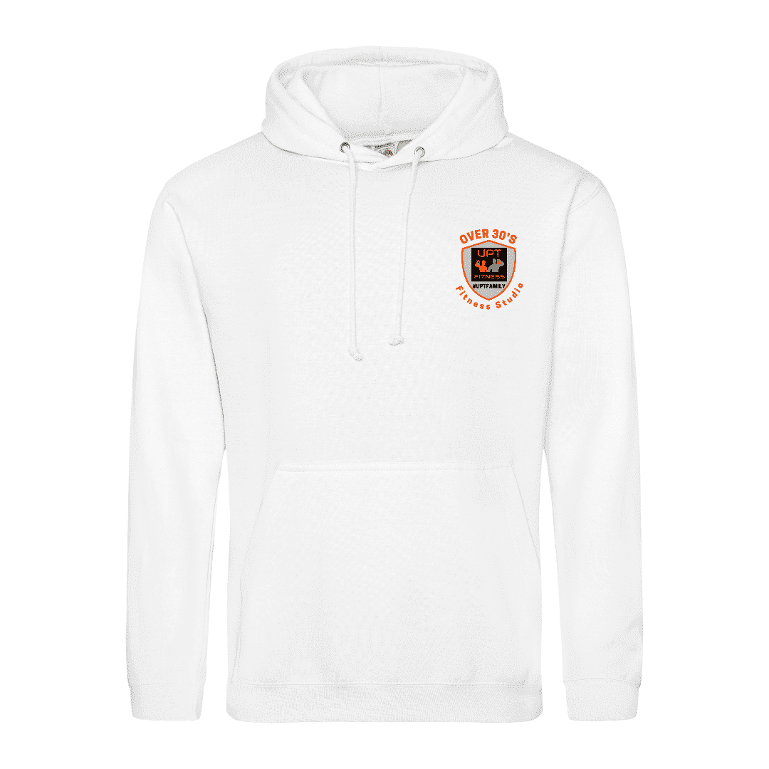 Hoodie Front - White