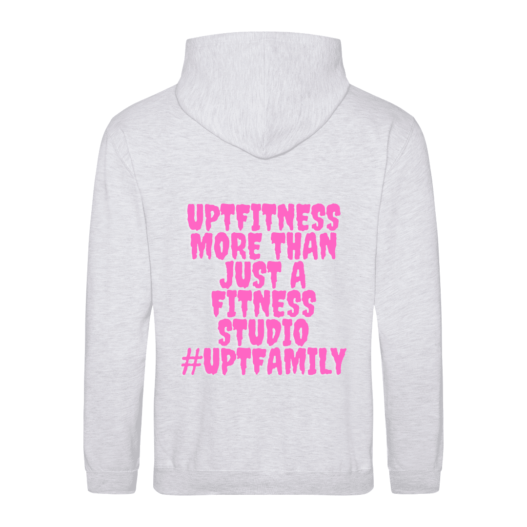 Zip Hoodie Back 2 - Grey