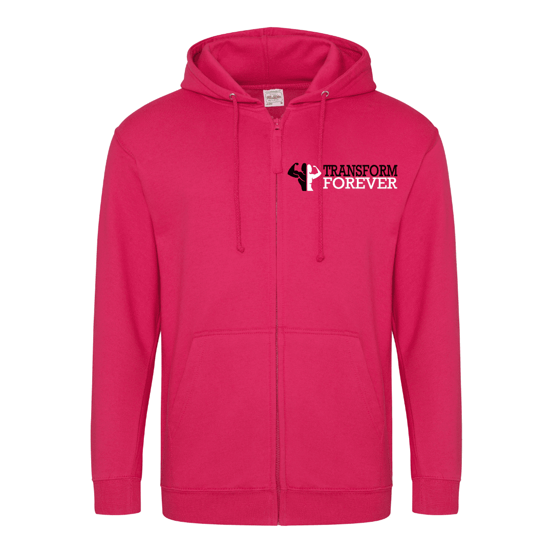Zip Hoodie - Pink
