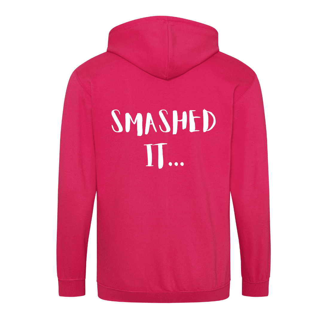 Zip hoodie Smashed it (2)