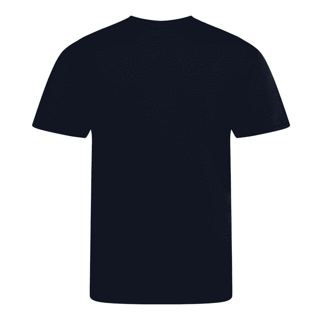 Cotton Tshirt Men Back Dark Blue