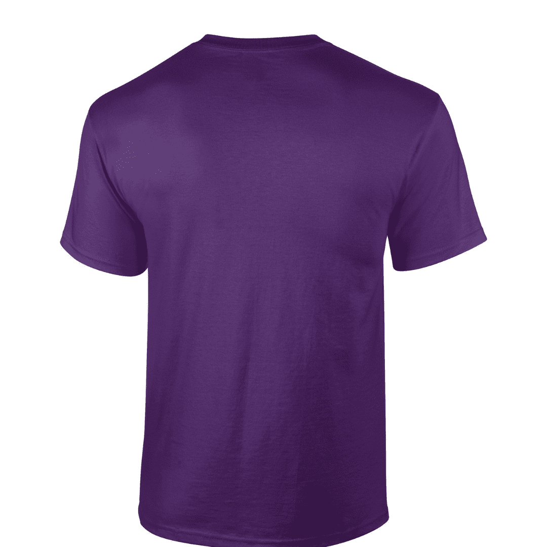 Cotton Tshirt Men Back Purple