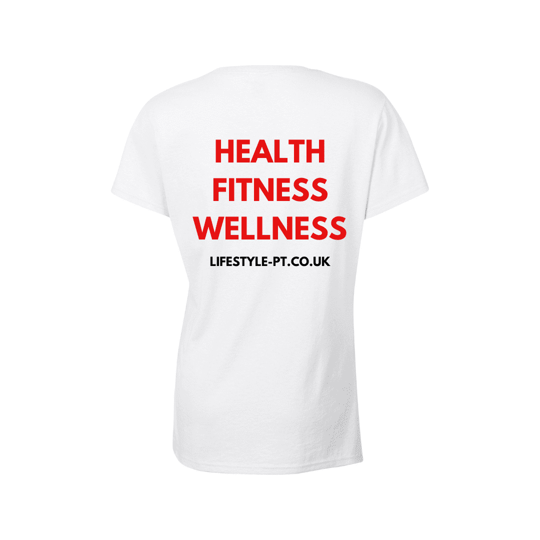 Cool tshirt Ladies White back