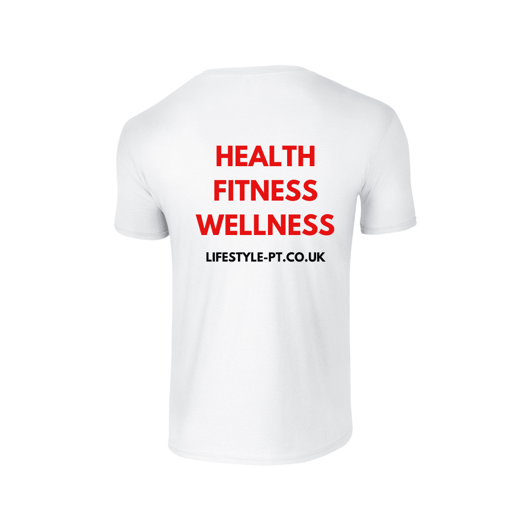 Cool tshirt Men white back