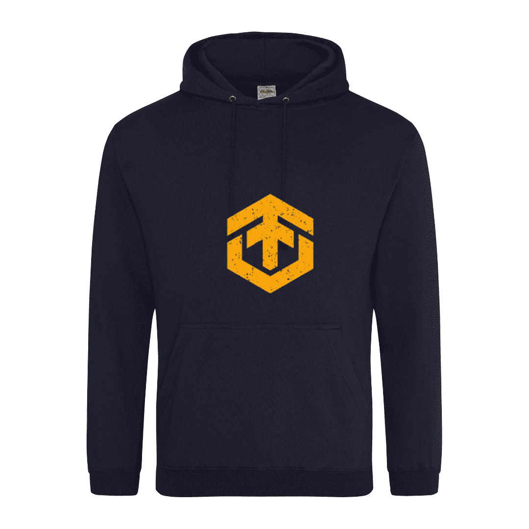 Hoodie Navy blue Front (3)