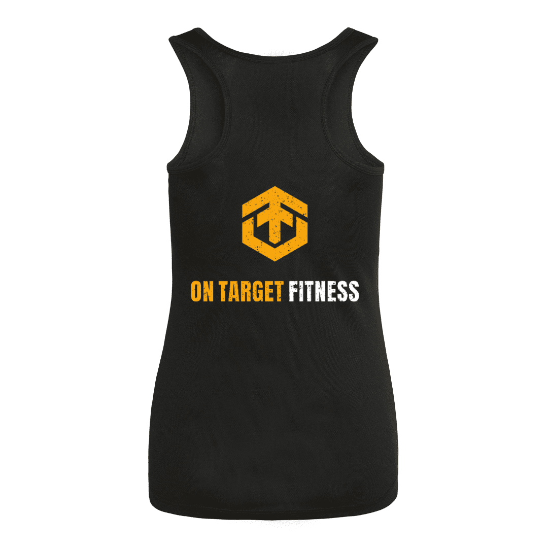 Ladies vest Black Back