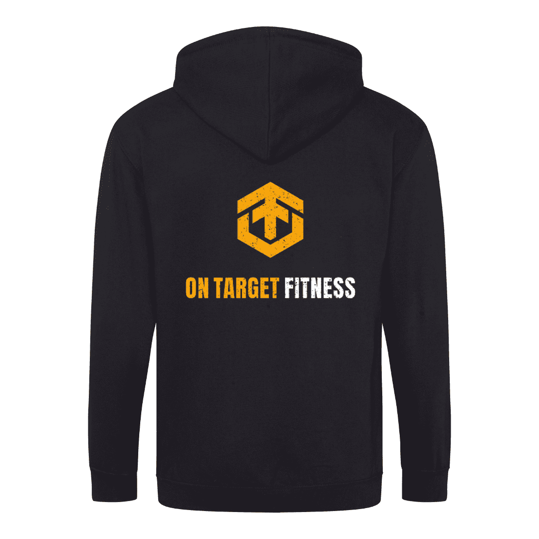 Zip Hoodie Black Back (2)