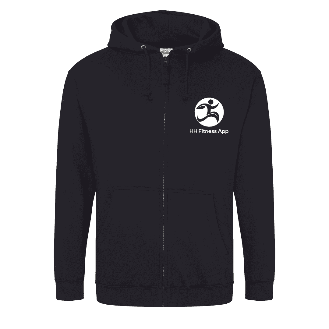 Zip hoodie Black