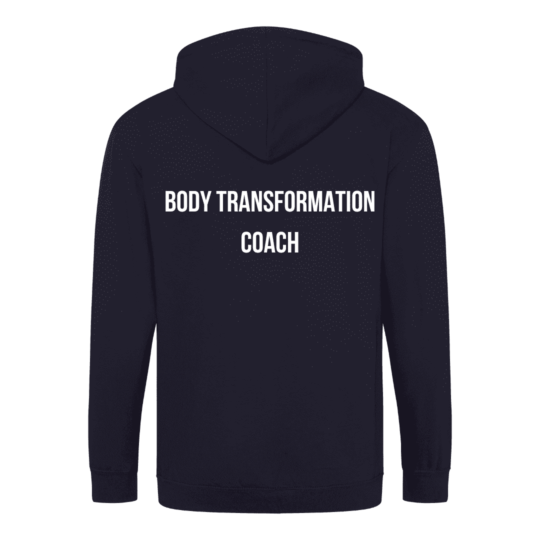 Zip hoodie Dark Blue back (2)