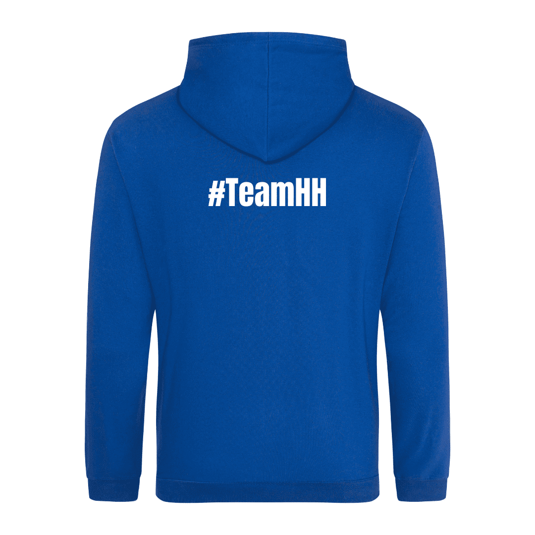 Zip hoodie Royal Blue Back