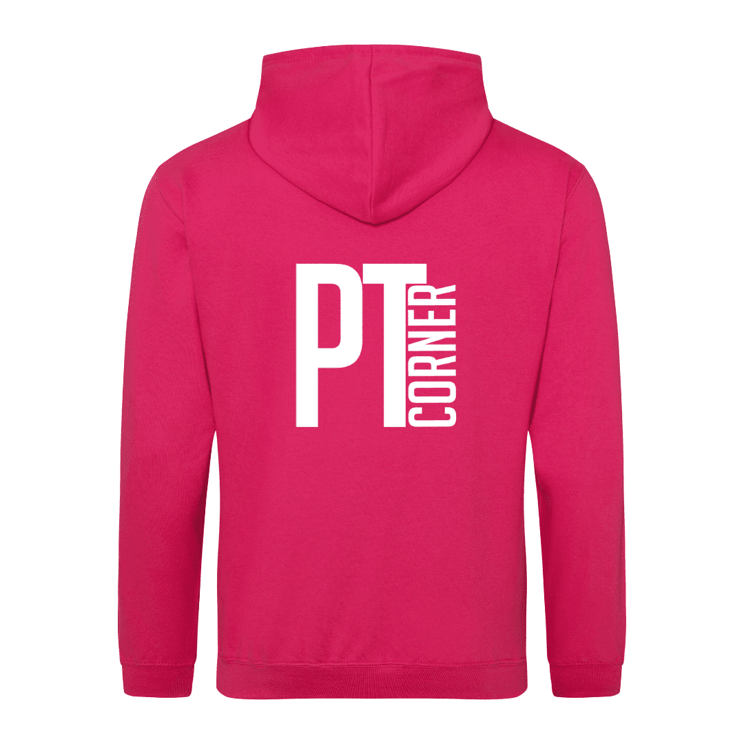Hoodie Hot pink Back