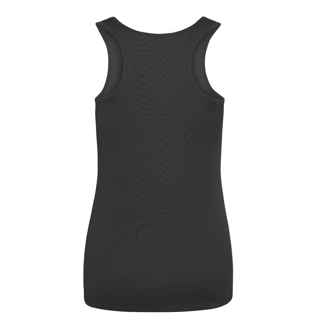 Vest ladies Dark green Back