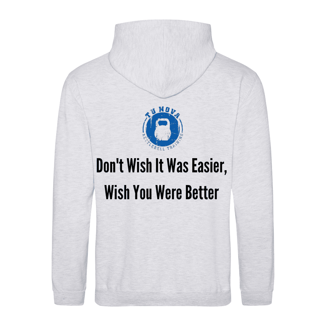 Hoodie Light Grey Back