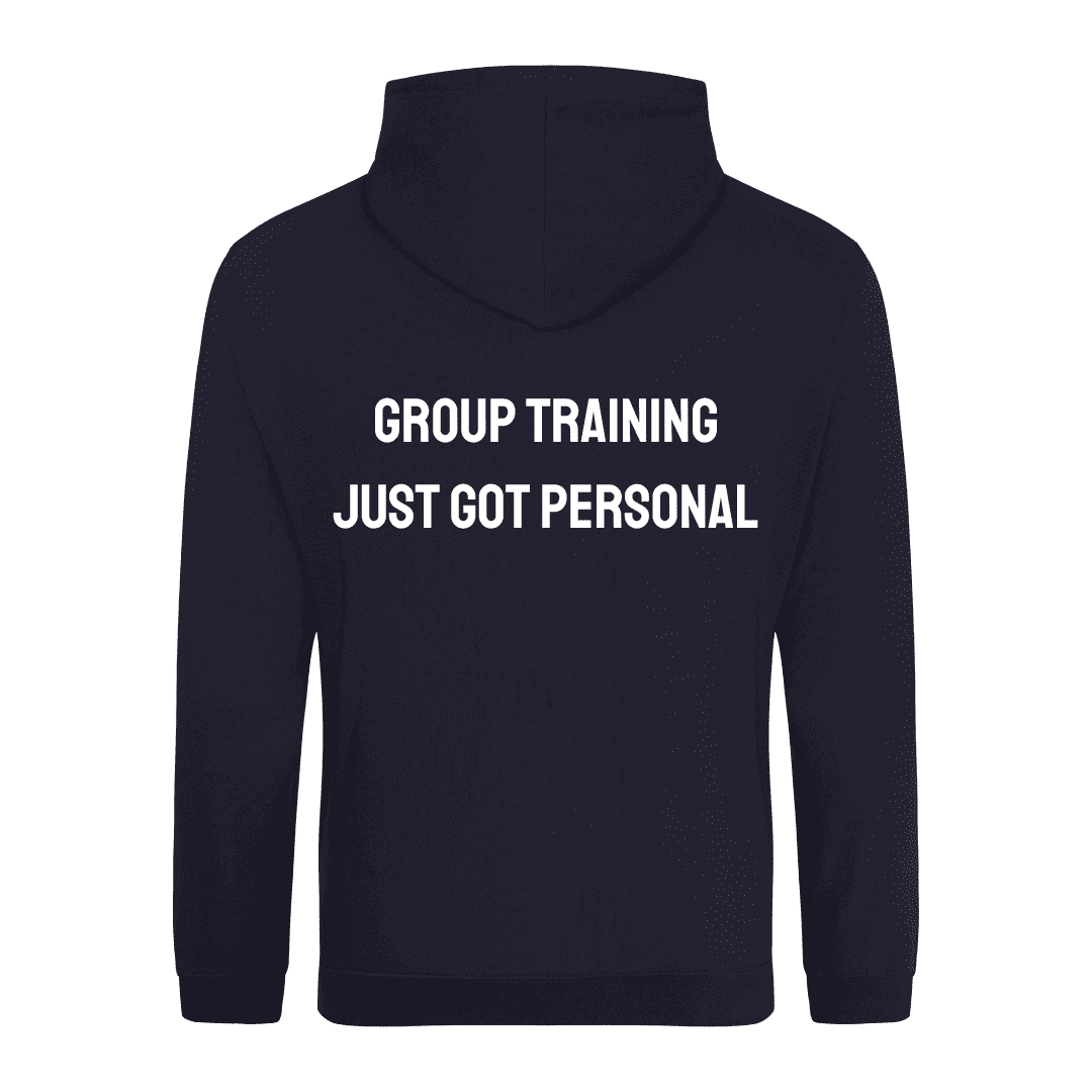 Hoodie Navy blue Back