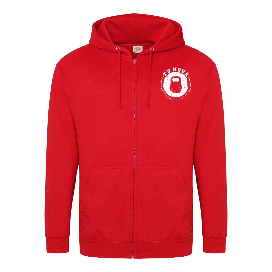 Zip hoodie Red