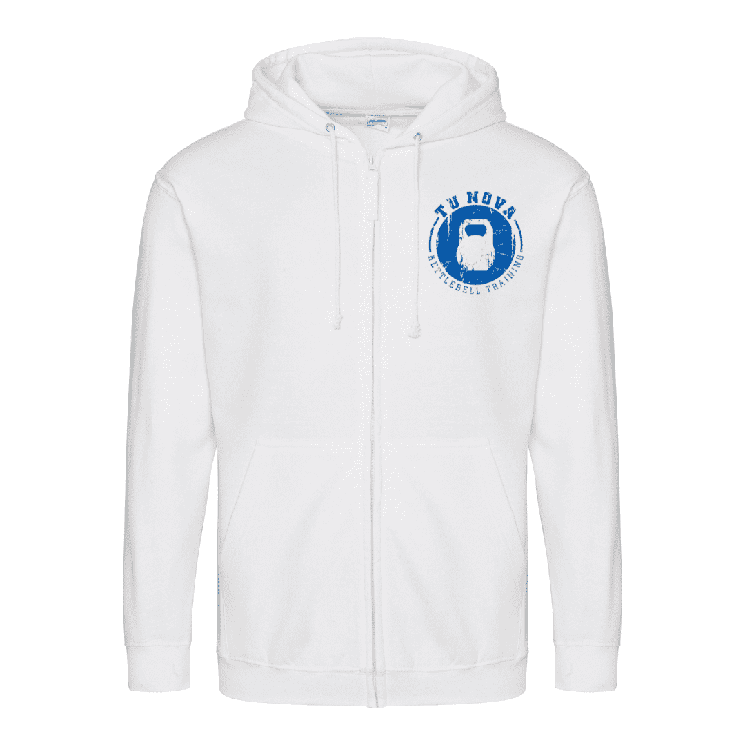 Zip hoodie White