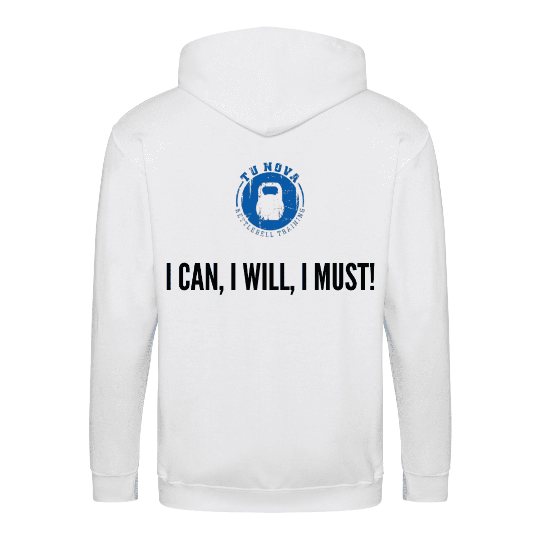 Zip hoodie White back (2)