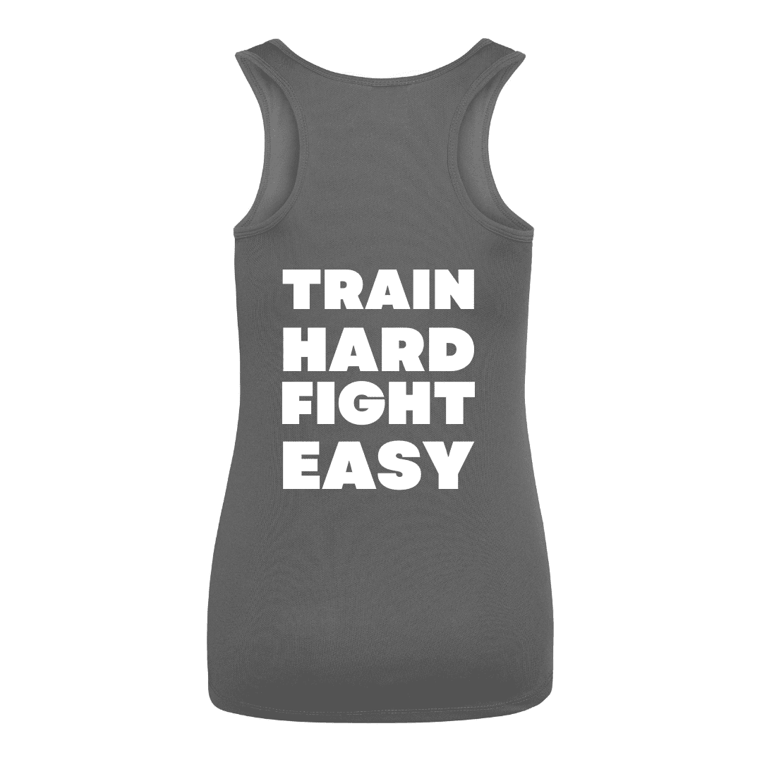 Vest Ladies Grey Back
