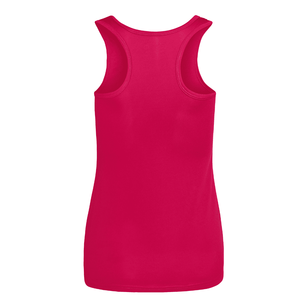 Vest Ladies Pink Plain
