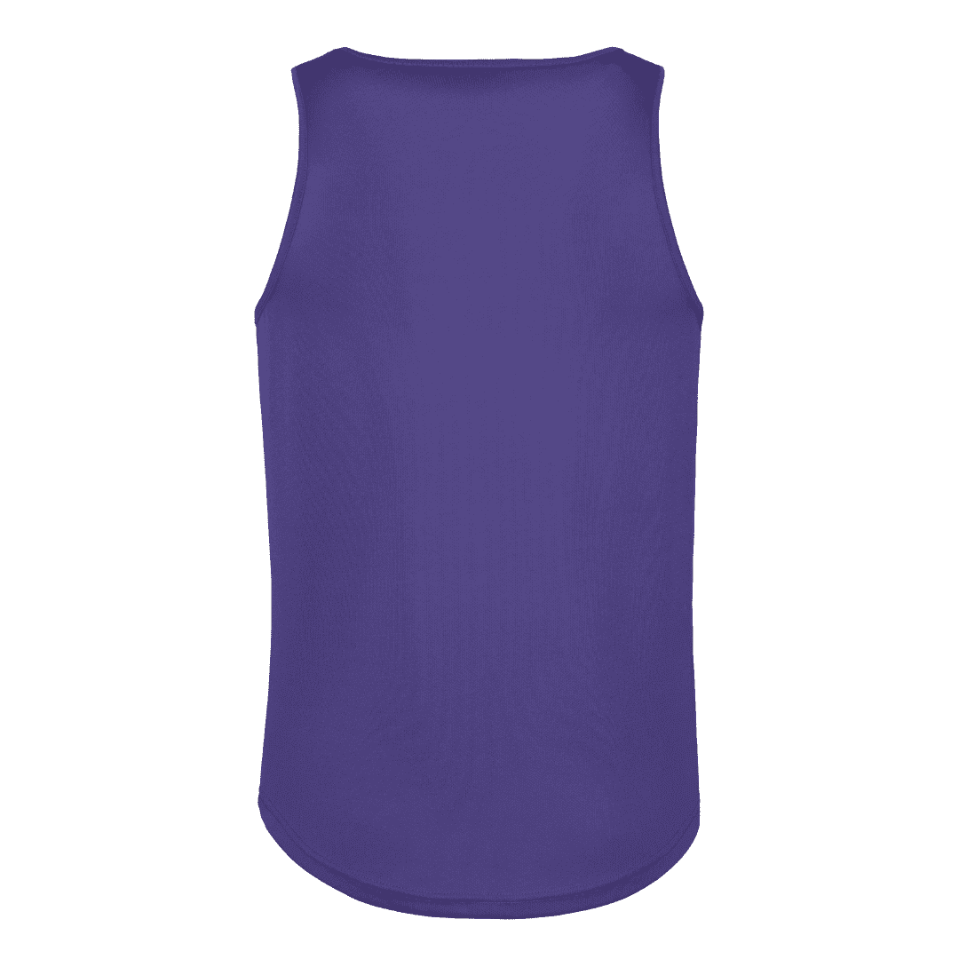 Vest Men Purple Plain