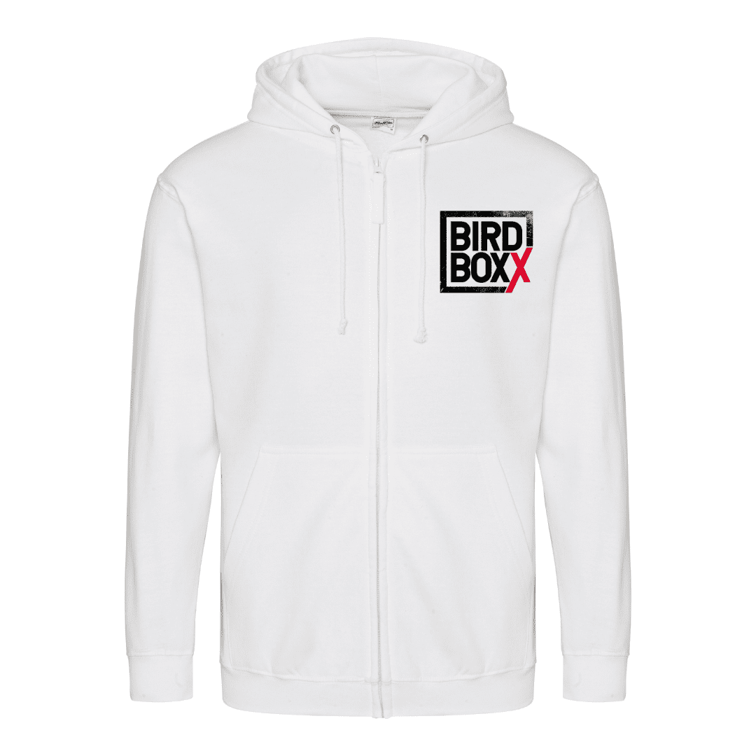 Zip hoodie White