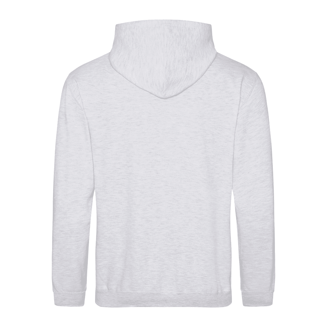 Grey Hoodie Zip Back