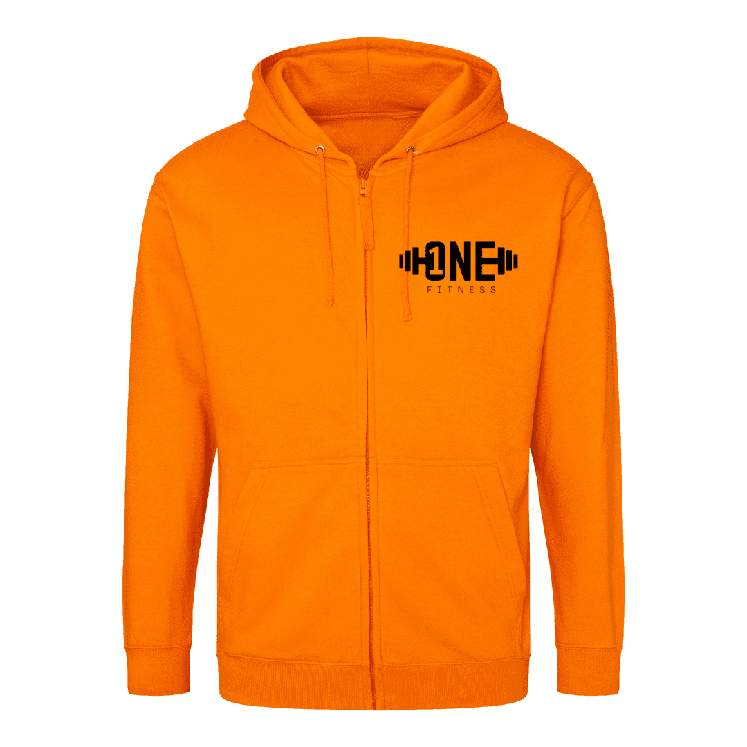 Orange Hoodie Zip
