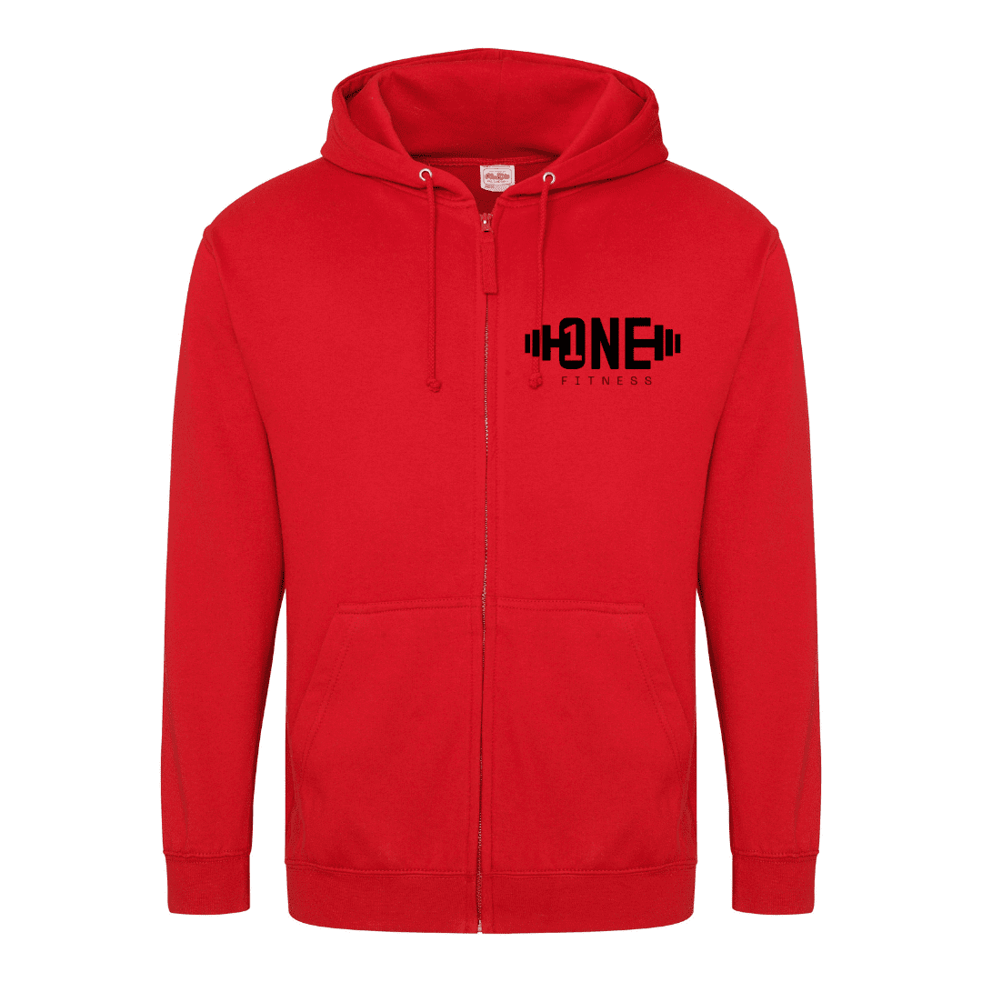 Red Hoodie Zip
