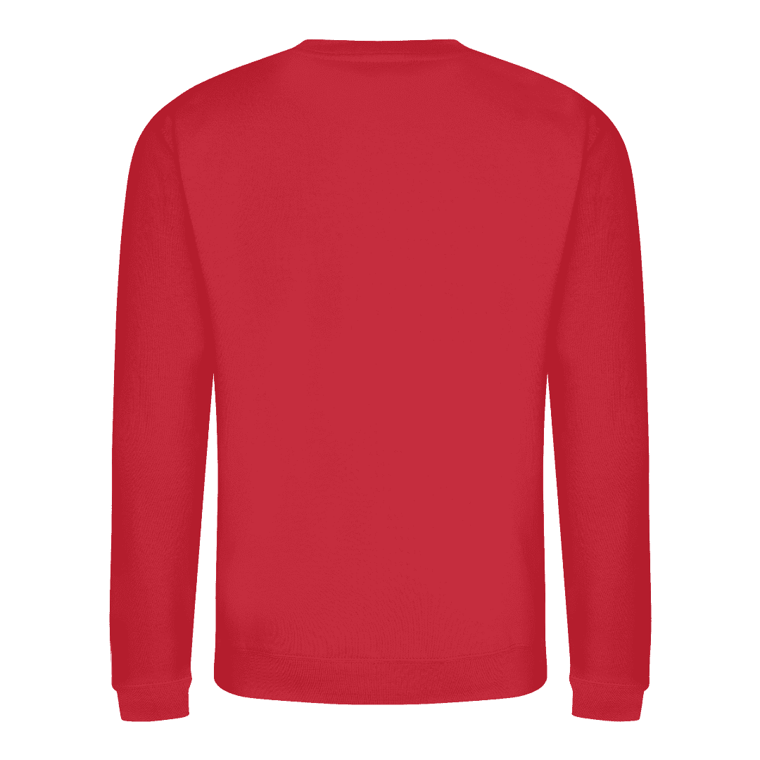 Red Sweat Shirt Back