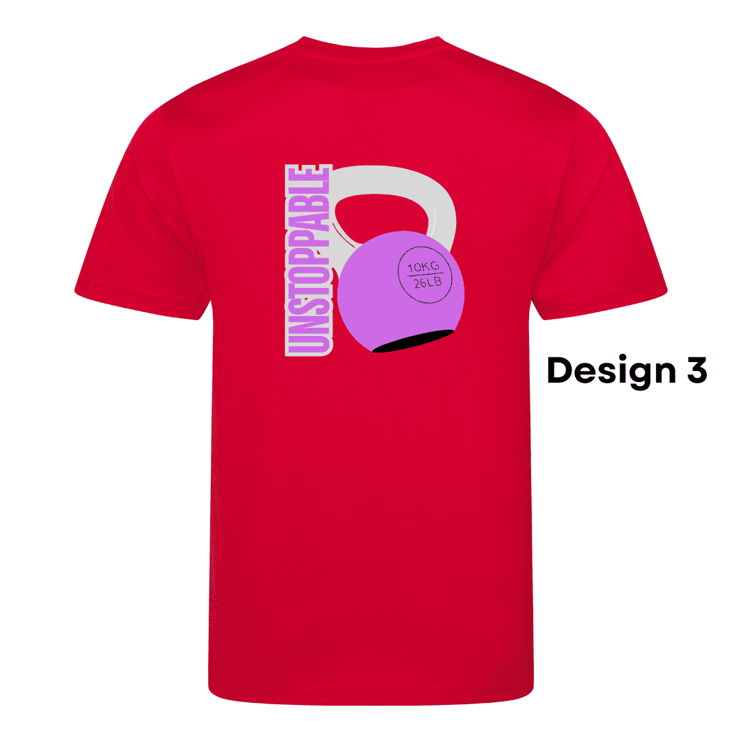 Cotton Men Red 3 Unstoppable