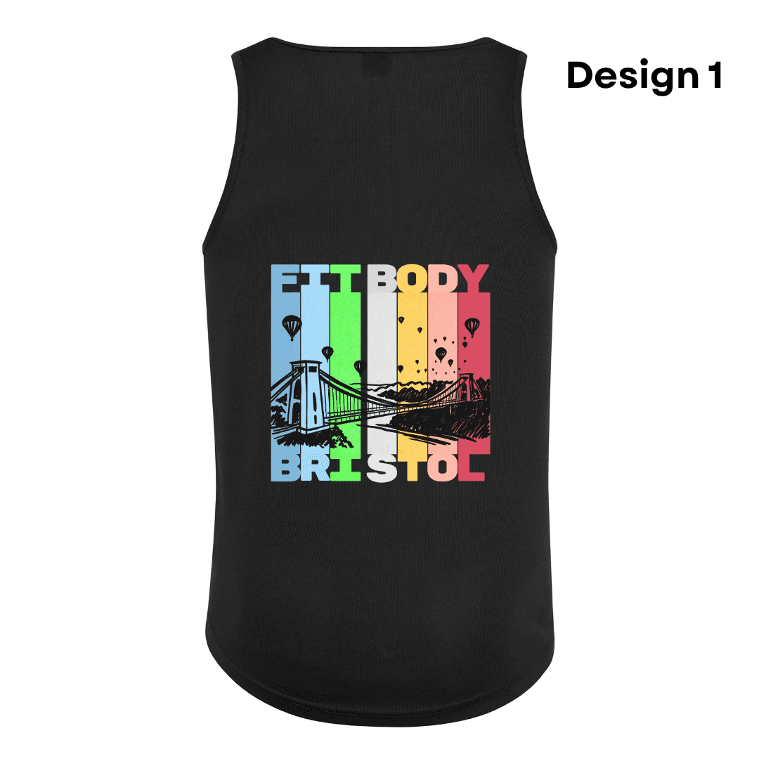 Men Vest Black Design 1