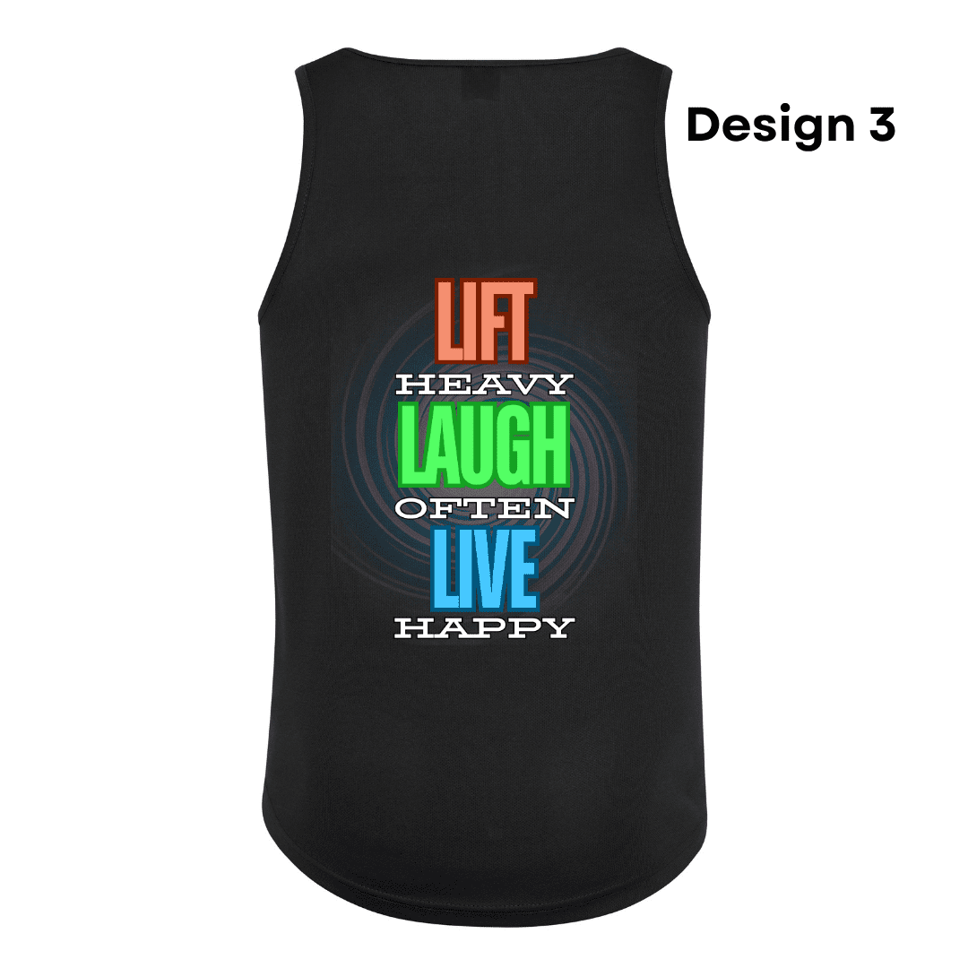 Men Vest Black Design 3