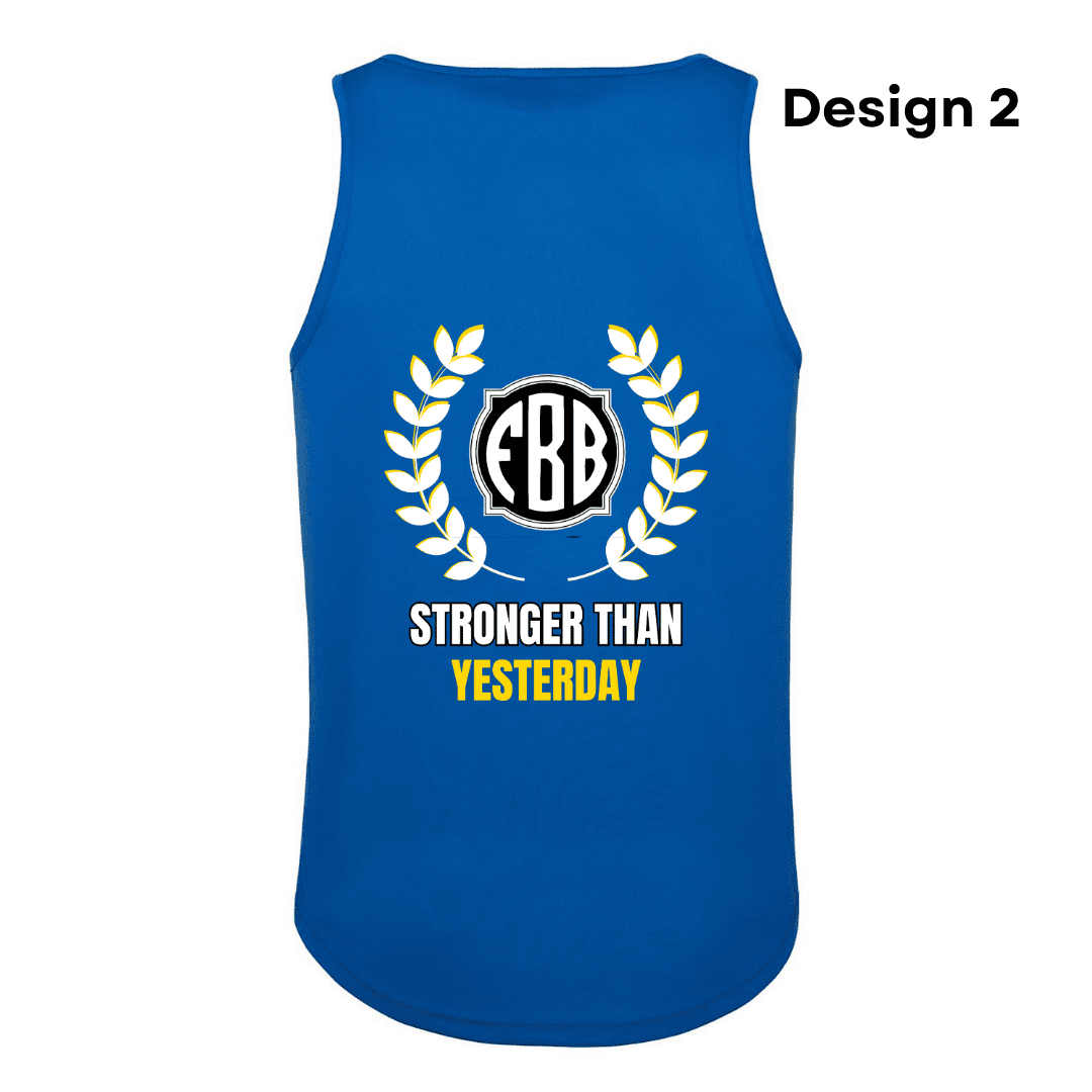 Men Vest Blue Design 2