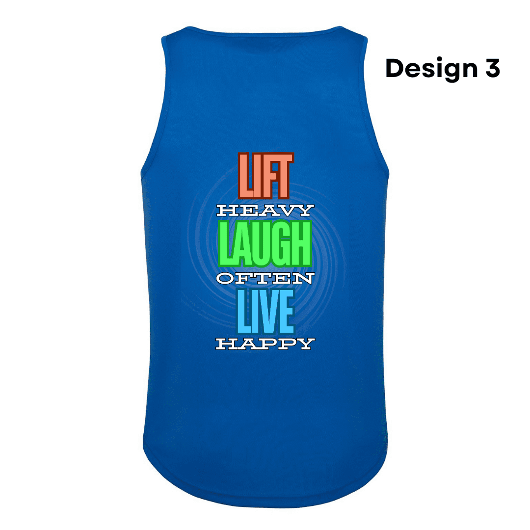 Men Vest Blue Design 3